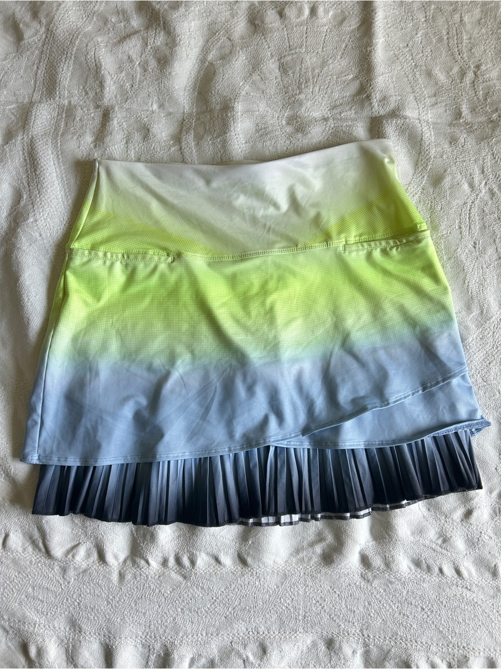 Lucky in Love Ombre Pleated Active Skirt